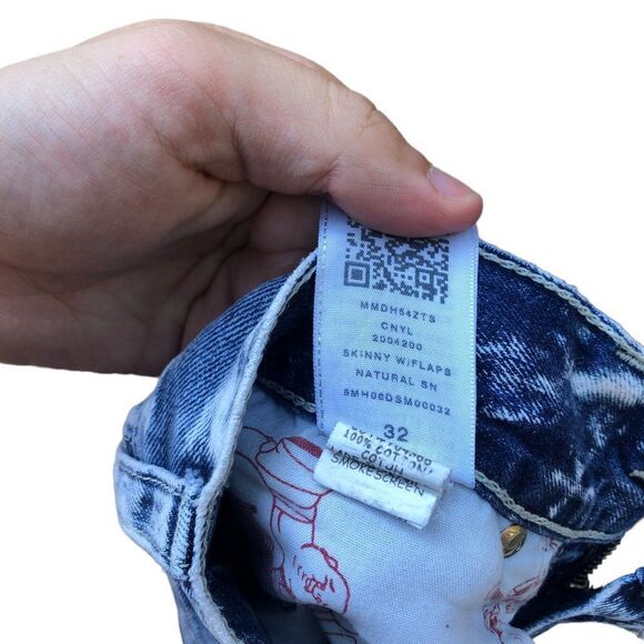 Vintage True Religion Jeans Size 32 SKINNY Smokescreen - Picture 11 of 11